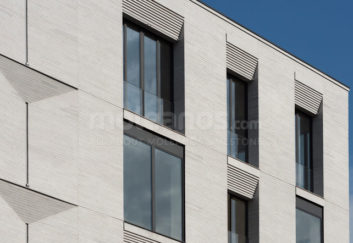 Grey limestone cladding - Moscow