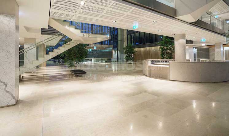 Moleanos limestone flooring