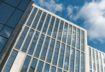 Krasina Business Center limestone cladding