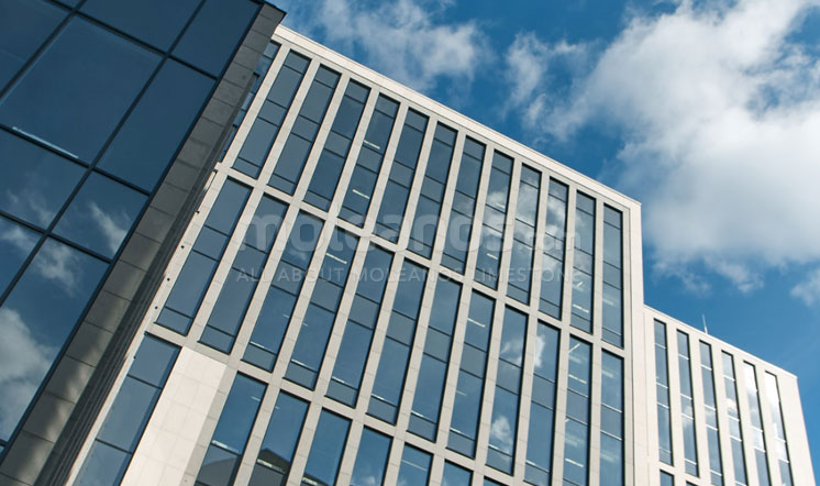 Krasina Business Center limestone cladding