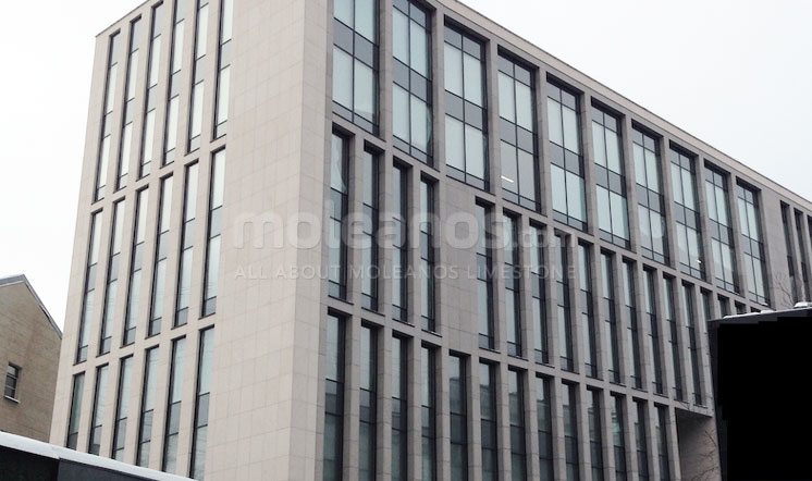 Krasina Business Center limestone cladding