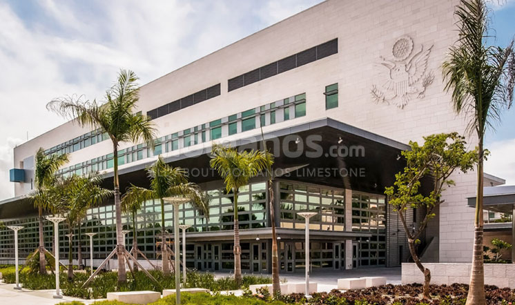 US Embassy - Cabeca Veada cladding